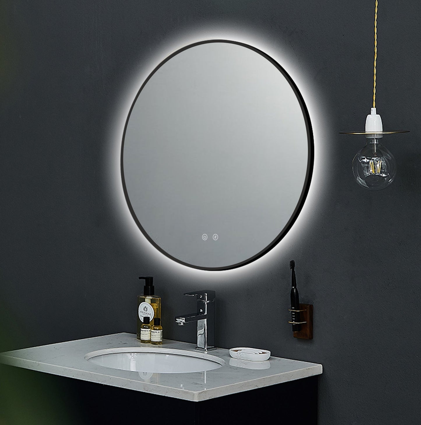 Lustro LED Ares Black