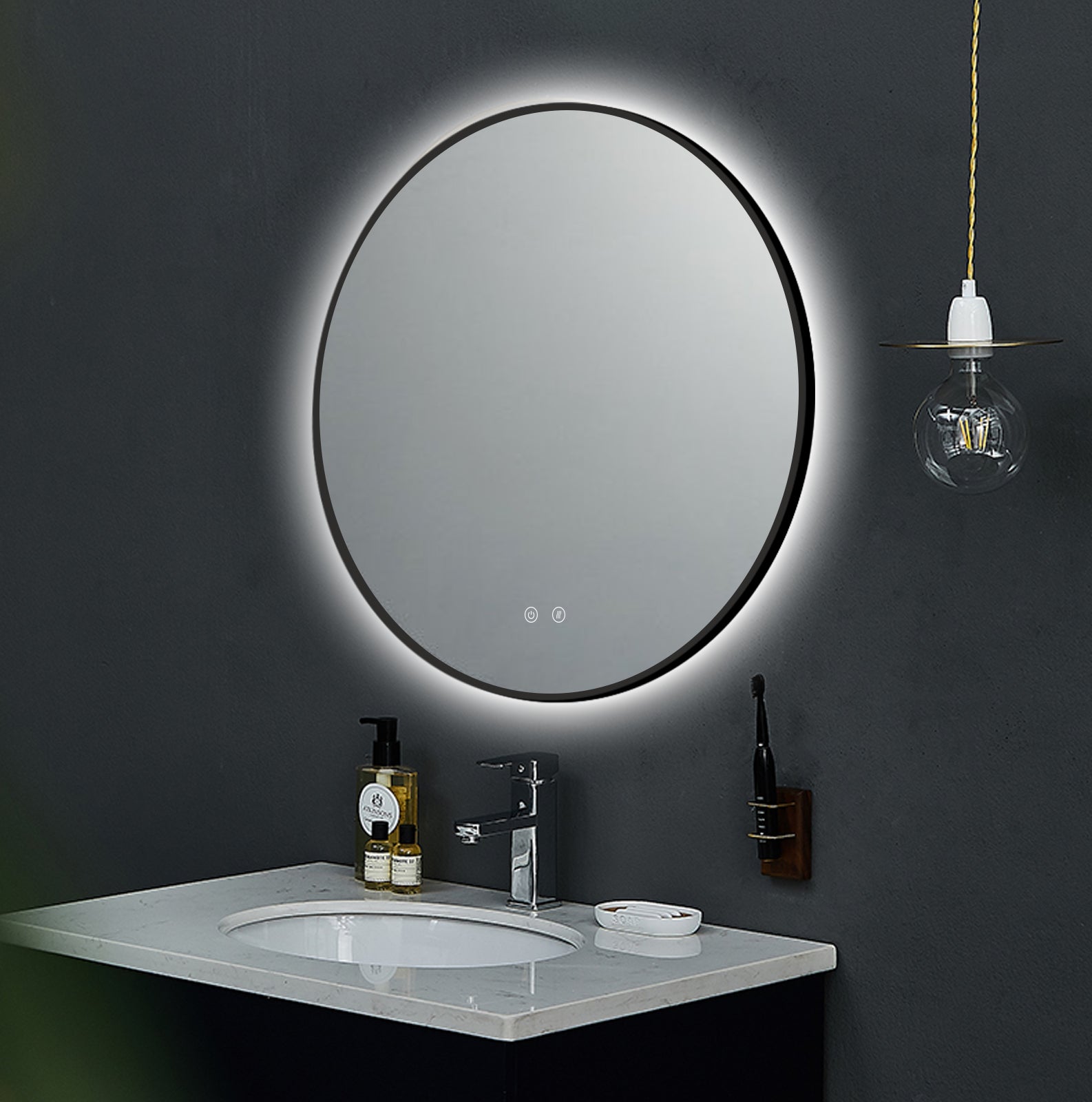 Lustro LED Ares Black