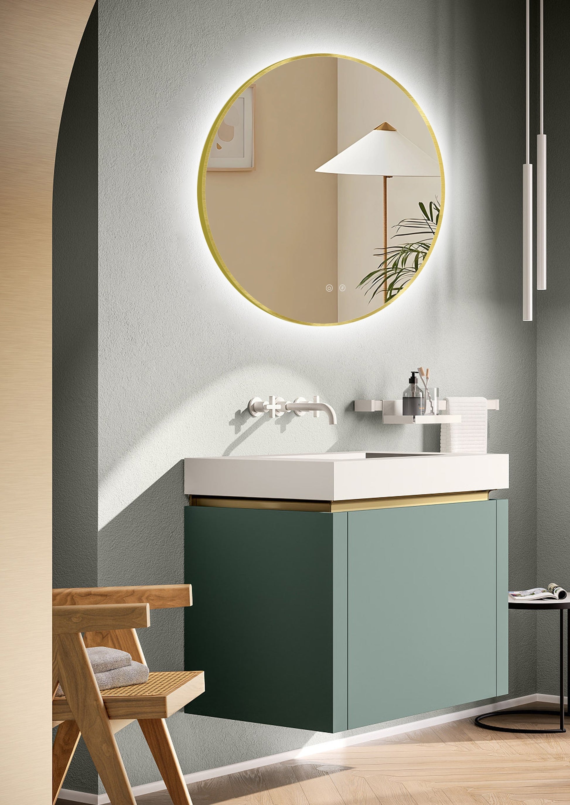 Lustro LED Ares Gold