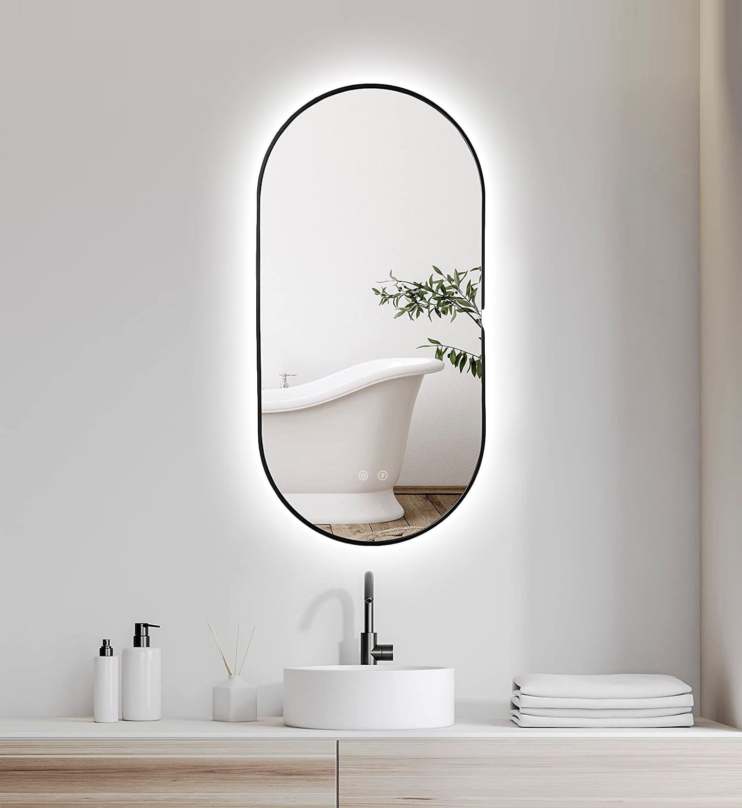Lustro LED Selene Gold & Black