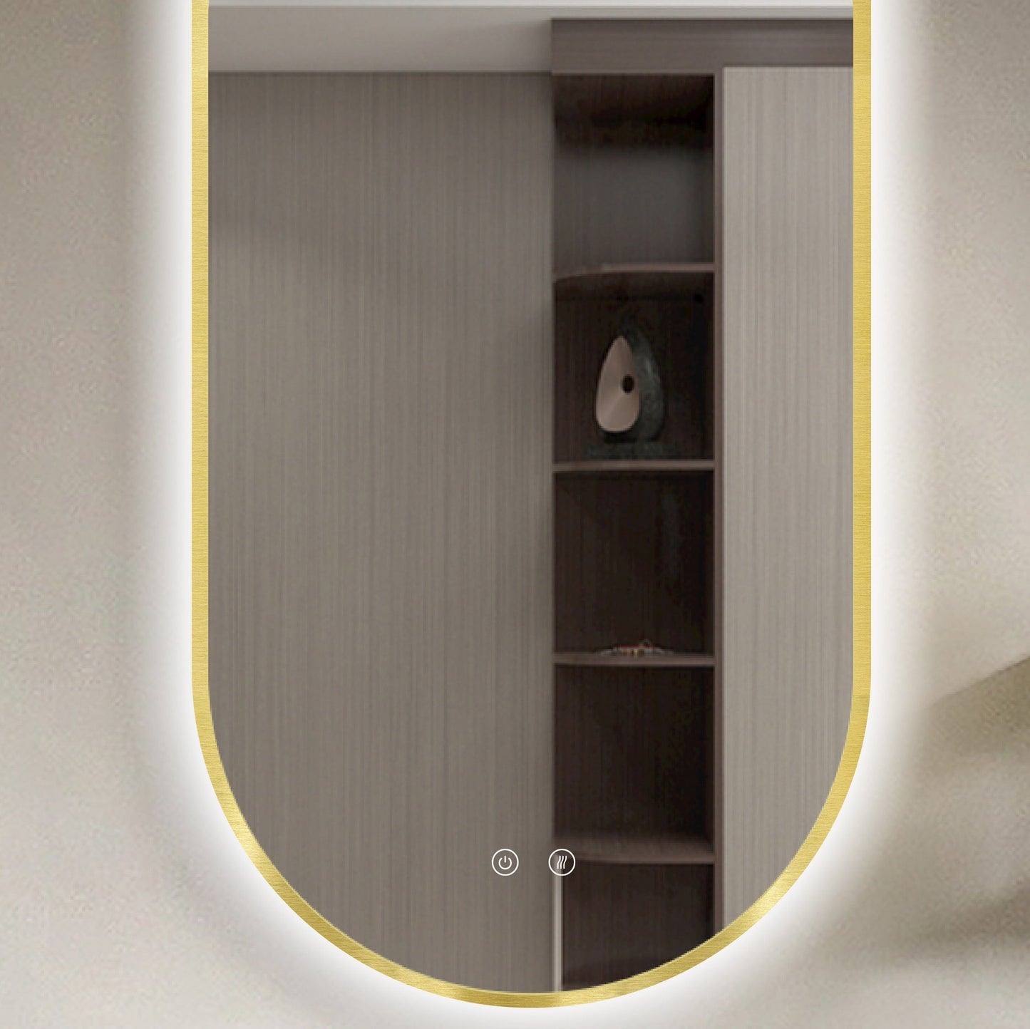 Lustro LED Selene Gold & Black