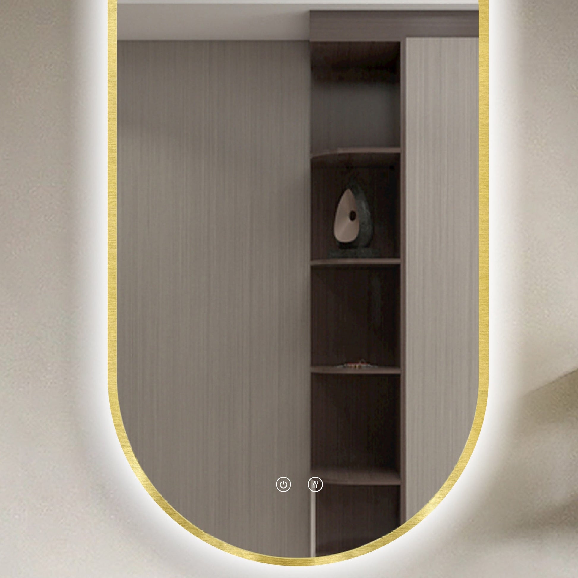 Lustro LED Selene Gold & Black