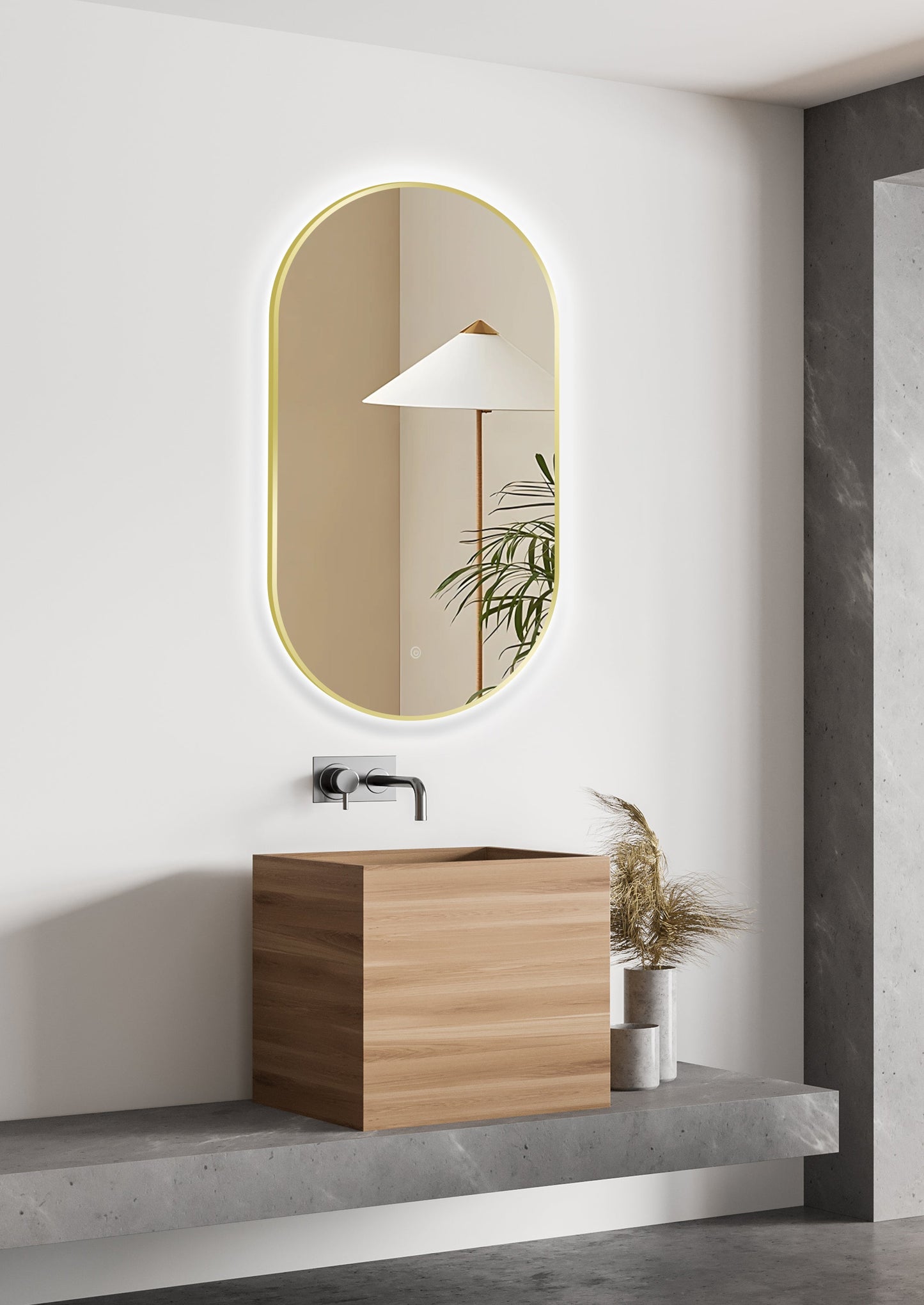 Lustro LED Selene Black  