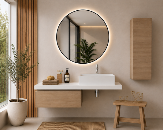 Szafka łazienkowa z modułem 60 cm w kolorze stepu i blatem 120 cm SICILIA