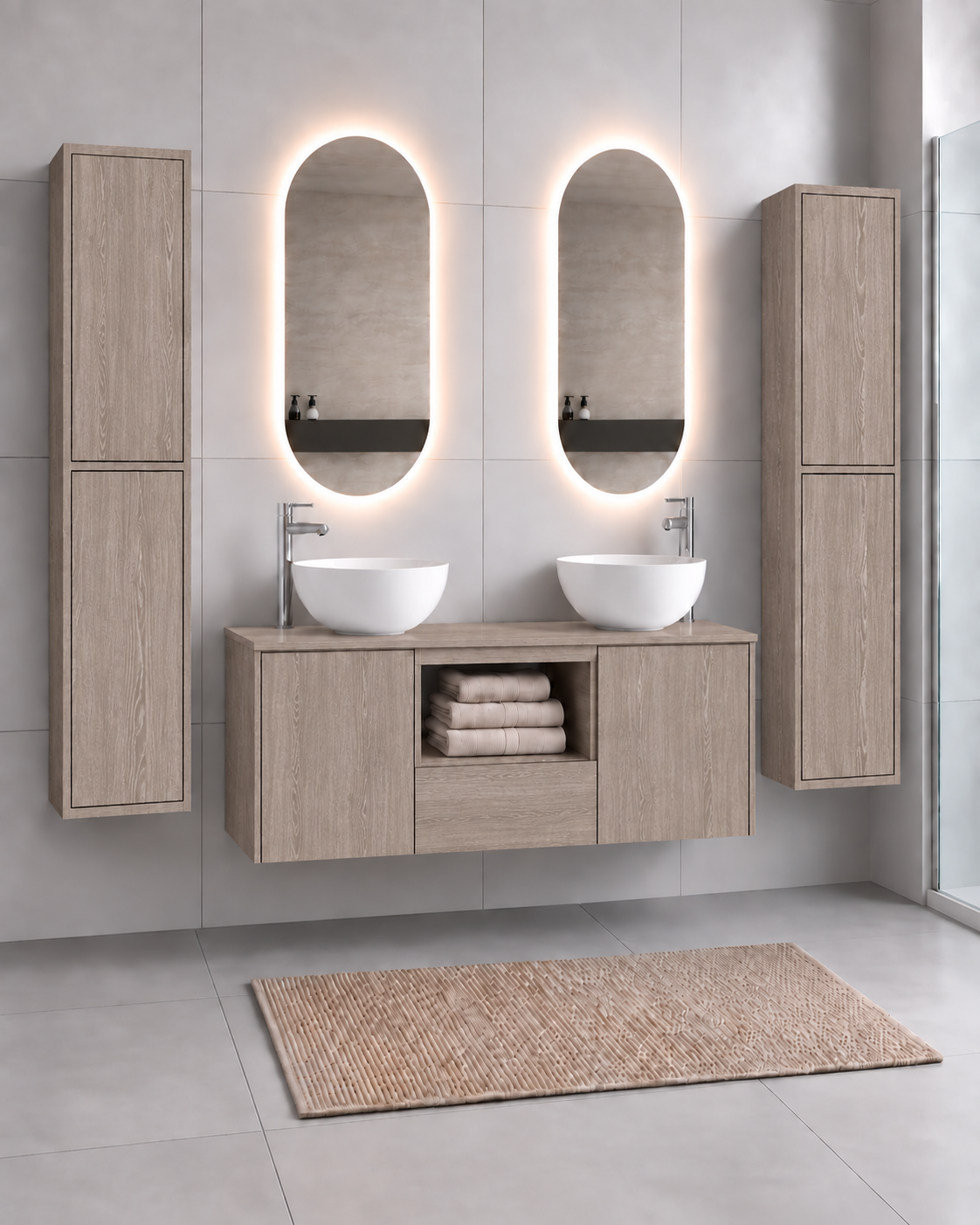 AMALFI 120 DOBLE Roble Smoky