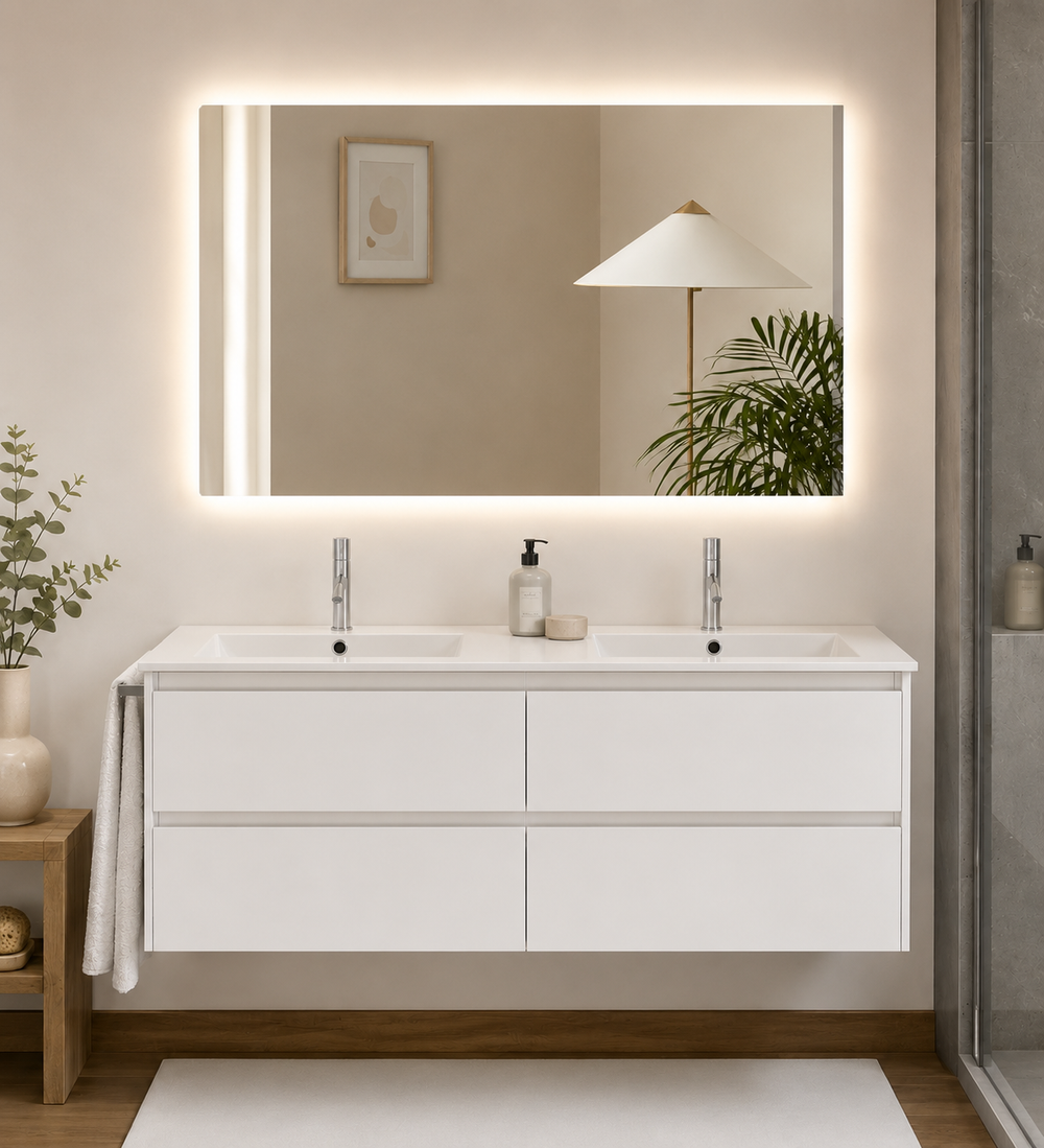 Mebel łazienkowy IBIZA QUATTRO   · Biały połysk
