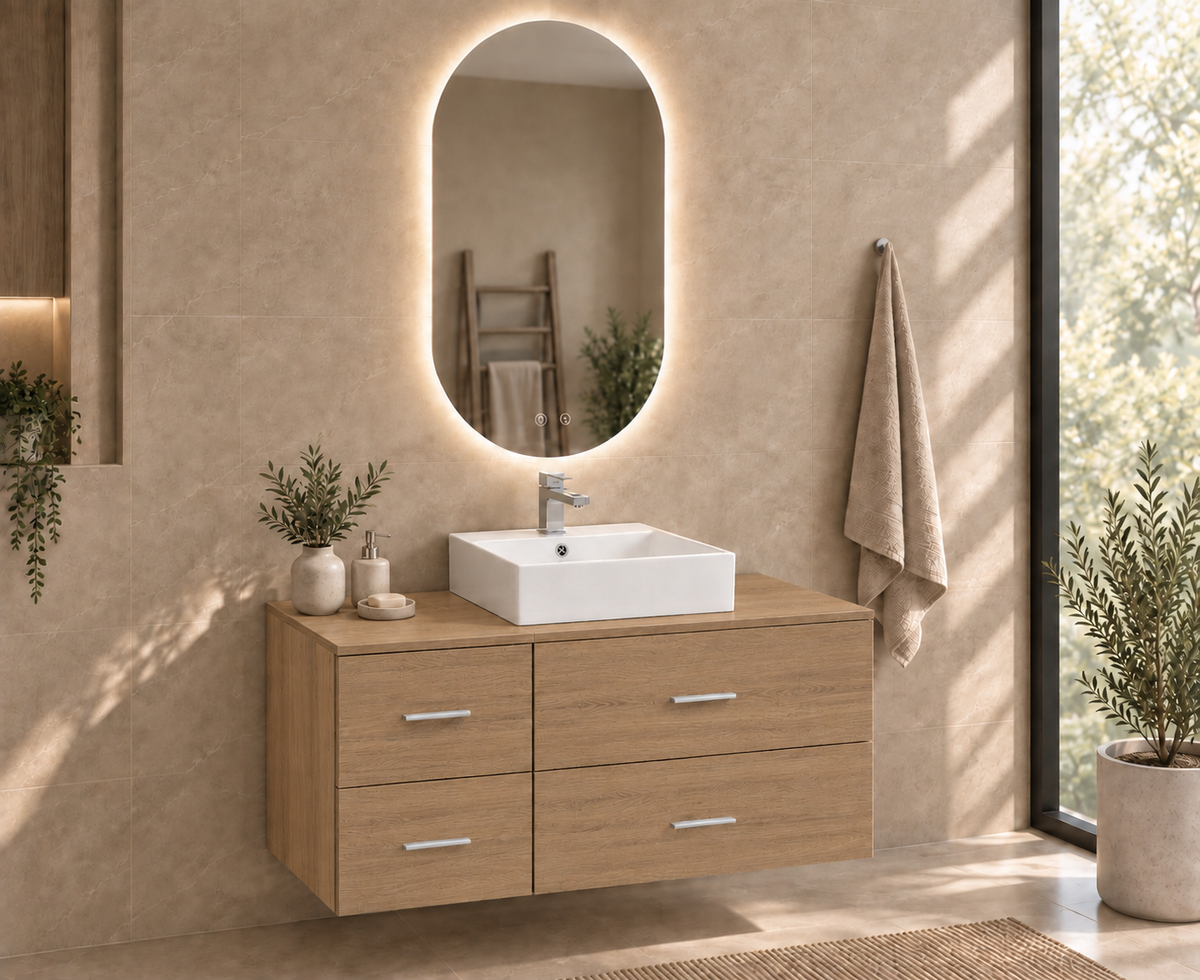 Mueble de baño PAROS en Estepa con lavabo Libra