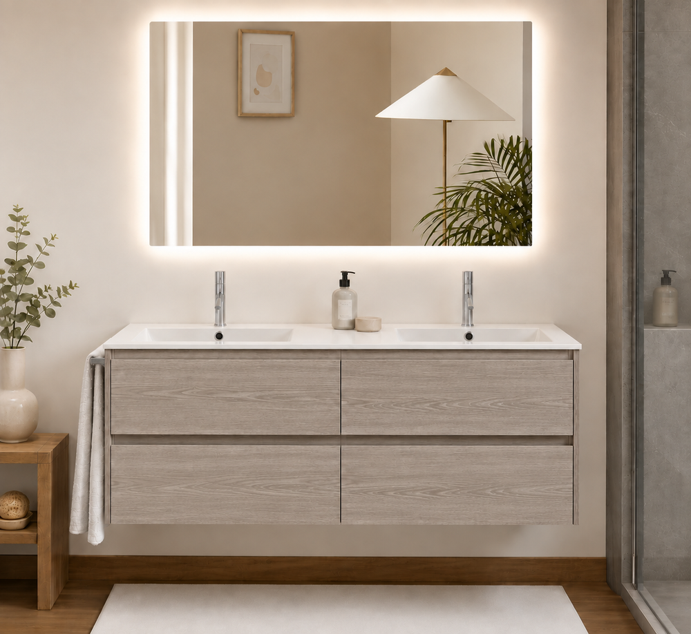 Mebel łazienkowy IBIZA QUATTRO   · Dąb Smoky